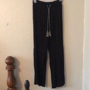 Flowy black pants sz S or 3-5